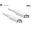 כבל מיני Thunderbolt™ חיבור אוניברסלי זכר/זכר DELOCK 83165 20Gbs