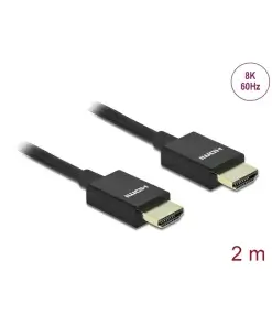 כבל קואקסיאלי HDMI ז/ז DELOCK | 85385 | 8K | 60hertz