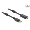 כבל תצוגה DisplayPort לחיבור HDMI ז/ז אקטיבי DELOCK 85955 4K 60hertz