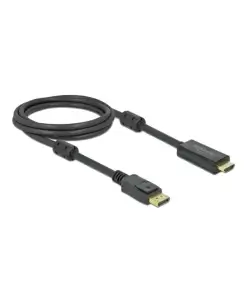 כבל תצוגה DisplayPort לחיבור HDMI ז/ז אקטיבי DELOCK 85956 4K 60hertz