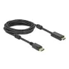 כבל תצוגה DisplayPort לחיבור HDMI ז/ז אקטיבי DELOCK 85958 4K 60hertz