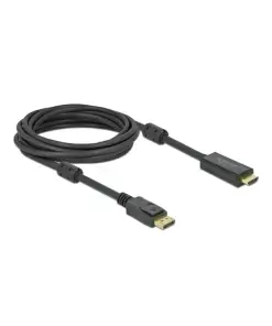 כבל תצוגה DisplayPort לחיבור HDMI ז/ז אקטיבי DELOCK 85958 4K 60hertz