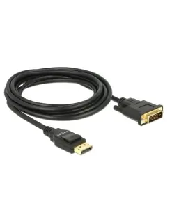 כבל תצוגה DisplayPort לחיבור מסך DVI ז/ז DELOCK | 85314 | 4K | 30hertz