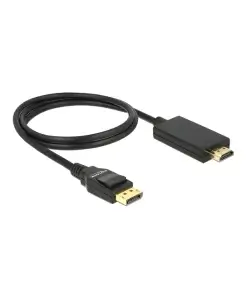 כבל תצוגה DisplayPort לחיבור מסך HDMI ז/ז DELOCK | 85316 | 4K | 30hertz