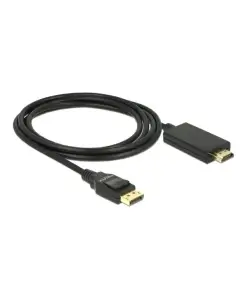 כבל תצוגה DisplayPort לחיבור מסך HDMI ז/ז DELOCK | 85317 | 4K | 30hertz