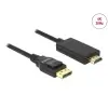 כבל תצוגה DisplayPort לחיבור מסך HDMI ז/ז DELOCK | 85962 | 4K | 30hertz