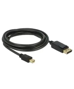 כבל תצוגה DisplayPort תקע מיני DP לתקע DP ז/ז DELOCK | 82699 | 4K | 60hertz