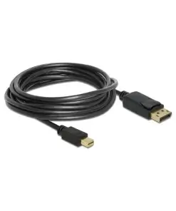 כבל תצוגה DisplayPort תקע מיני DP לתקע DP ז/ז DELOCK | 83479 | 4K | 60hertz