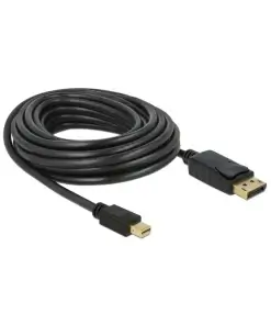 כבל תצוגה DisplayPort תקע מיני DP לתקע DP ז/ז DELOCK | 83480 | 4K | 60hertz