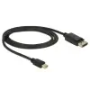 כבל תצוגה DisplayPort תקע מיני DP לתקע DP ז/ז DELOCK | 83984 | 4K | 60hertz