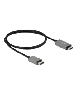 כבל תצוגה HDR חיבור DisplayPort לחיבור HDMI ז/ז אקטיבי DELOCK 85928 4K 60hertz