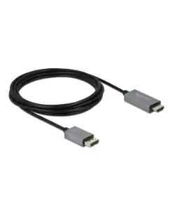 כבל תצוגה HDR חיבור DisplayPort לחיבור HDMI ז/ז אקטיבי DELOCK | 85930 | 4K | 60hertz