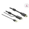 כבל תצוגה HTML לחיבור DisplayPort ז/ז אקטיבי DELOCK 85967 4K 30hertz