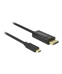 כבל תצוגה USB-C לחיבור מסך DisplayPort ז/ז DELOCK | 85255 | 4K | 60hertz