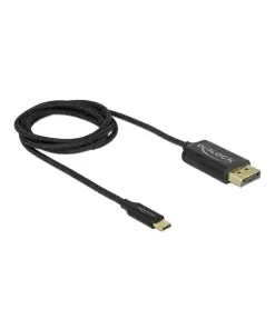 כבל תצוגה USB-C קואקסיאלי לחיבור מסך DisplayPort ז/ז DELOCK | 83710 | 4K | 60hertz