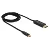 כבל תצוגה USB-C קואקסיאלי לחיבור מסך HDMI ז/ז DELOCK | 84905 | 4K | 60hertz