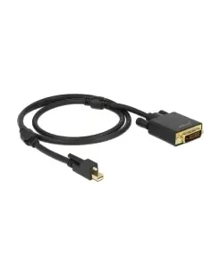 כבל תצוגה מיני DisplayPort לחיבור מסך DVI ז/ז אקטיבי DELOCK 83725 4K 30hertz