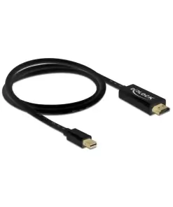 כבל תצוגה מיני DisplayPort לחיבור מסך HDMI ז/ז DELOCK | 83698 | 60hertz