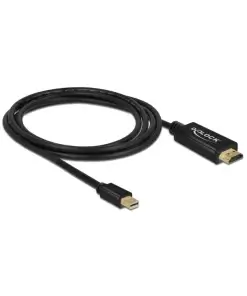 כבל תצוגה מיני DisplayPort לחיבור מסך HDMI ז/ז DELOCK | 83699 | 60hertz