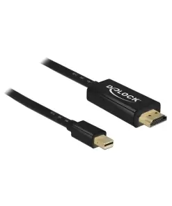 כבל תצוגה מיני DisplayPort לחיבור מסך HDMI ז/ז DELOCK | 83700 | 60hertz