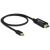 כבל תצוגה מיני DisplayPort לחיבור מסך HDMI ז/ז DELOCK | 83992 | 60hertz
