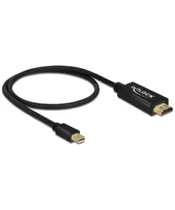 כבל תצוגה מיני DisplayPort לחיבור מסך HDMI ז/ז DELOCK | 83992 | 60hertz