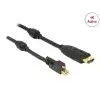 כבל תצוגה מיני DisplayPort לחיבור מסך HDMI ז/ז אקטיבי DELOCK 83731 4K 30hertz