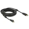 כבל תצוגה מיני DisplayPort לחיבור מסך HDMI ז/ז אקטיבי DELOCK 83732 4K 30hertz