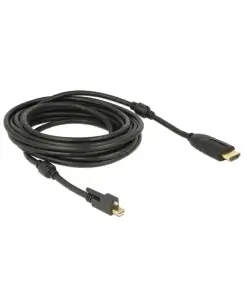 כבל תצוגה מיני DisplayPort לחיבור מסך HDMI ז/ז אקטיבי DELOCK 83732 4K 30hertz