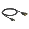 כבל תצוגה תקע HDMI לתקע DVI 24+1 ז/ז DELOCK | 85652