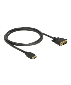 כבל תצוגה תקע HDMI לתקע DVI 24+1 ז/ז DELOCK | 85652