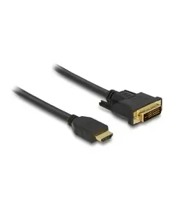 כבל תצוגה תקע HDMI לתקע DVI 24+1 ז/ז DELOCK | 85652