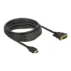 כבל תצוגה תקע HDMI לתקע DVI 24+1 ז/ז DELOCK | 85656