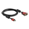 כבל תצוגה תקע HDMI לתקע DVI 24+1 ז/נ DELOCK | 84342