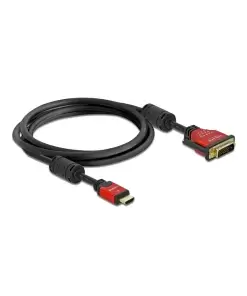 כבל תצוגה תקע HDMI לתקע DVI 24+1 ז/נ DELOCK | 84342