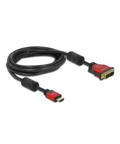 כבל תצוגה תקע HDMI לתקע DVI 24+1 ז/נ DELOCK | 84343