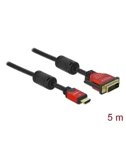 כבל תצוגה תקע HDMI לתקע DVI 24+1 ז/נ DELOCK | 84344
