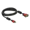 כבל תצוגה תקע HDMI לתקע DVI 24+1 ז/נ DELOCK | 84344