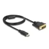 כבל תצוגה תקע מיני HDMI לתקע DVI 24+1 ז/נ DELOCK | 83582
