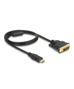כבל תצוגה תקע מיני HDMI לתקע DVI 24+1 ז/נ DELOCK | 83582