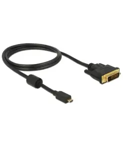 כבל תצוגה תקע מיני HDMI לתקע DVI 24+1 ז/נ DELOCK | 83583