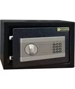 כספת הכוללת מערכת נעילה דיגיטלית מפתח חירום ומדף METLGUARD MG25 5.6KG