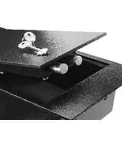 כספת הכוללת מפתח לוק יחיד בצבע שחור METLGUARD DC-150805 6KG