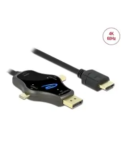 מולטי כבל תצוגה לחיבור מסך HDMI 4K ז/ז DELOCK | 85974 | 60hertz