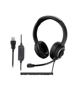 אוזניות חוטיות עם מיקרופון כולל סינון רעשים 2Connect | 2C116USB | USB