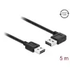 כבל EASY-USB 2.0 Type-A עם מחברים דו כיווניים צד אחד בזווית 90° ז/ז DELOCK | 83467 | 4K