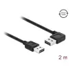 כבל EASY-USB 2.0 Type-A עם מחברים דו כיווניים צד אחד בזווית 90° ז/ז DELOCK | 85557 | 4K