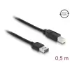 כבל USB 2.0 A-B ז/ז עם מחבר דו כיווני ז/ז DELOCK | 83684 | 4K
