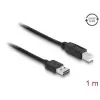 כבל USB 2.0 A-B עם מחבר דו כיווני ז/ז DELOCK | 83358 | 4K