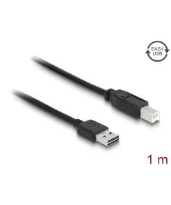 כבל USB 2.0 A-B עם מחבר דו כיווני ז/ז DELOCK | 83358 | 4K